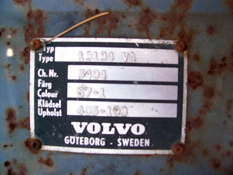 Volvo Amazon 1962